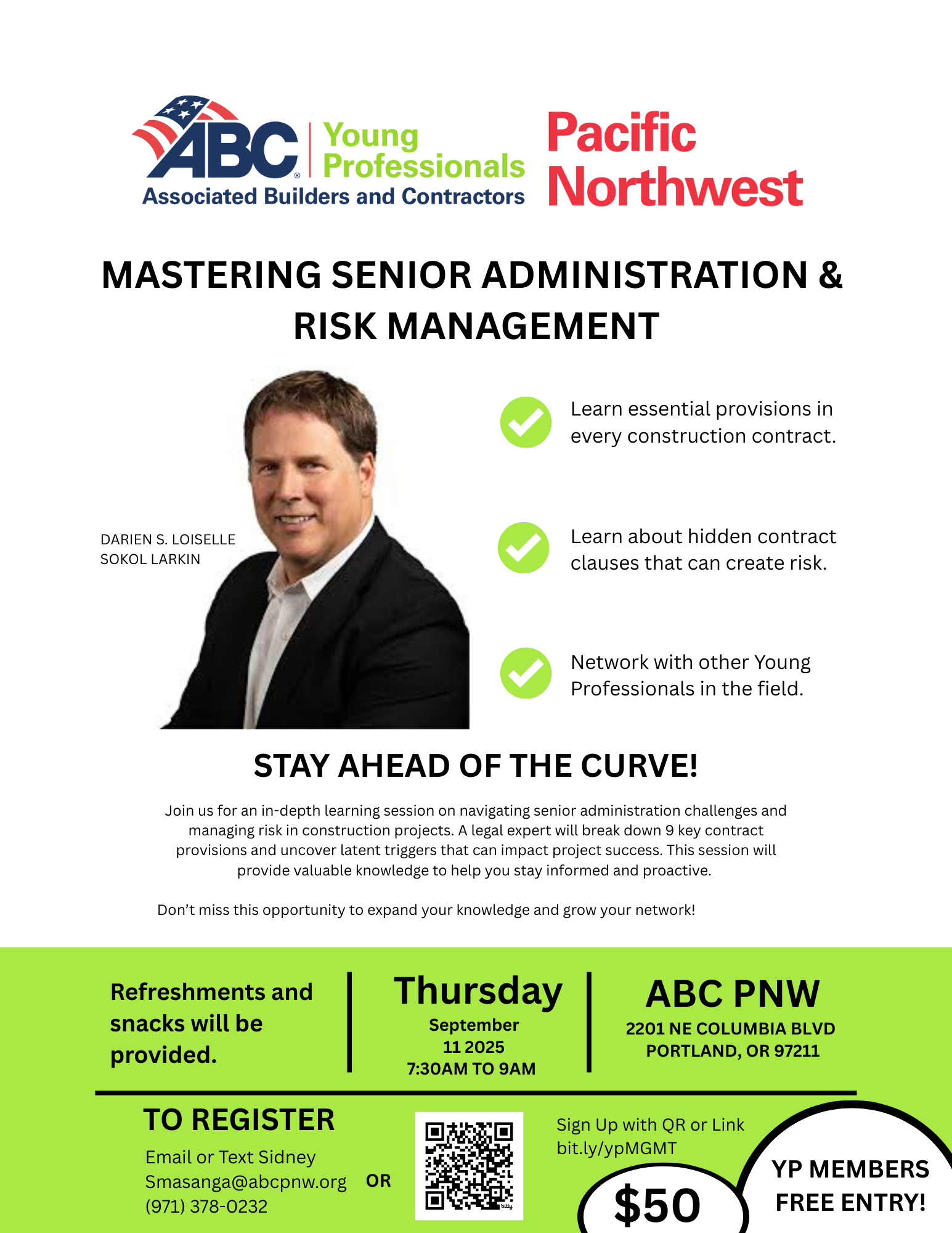 YP RISK MANAGEMENT Flyer